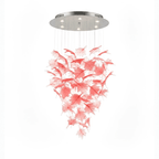 Multicolor Crystal Maple Leaf Chandelier