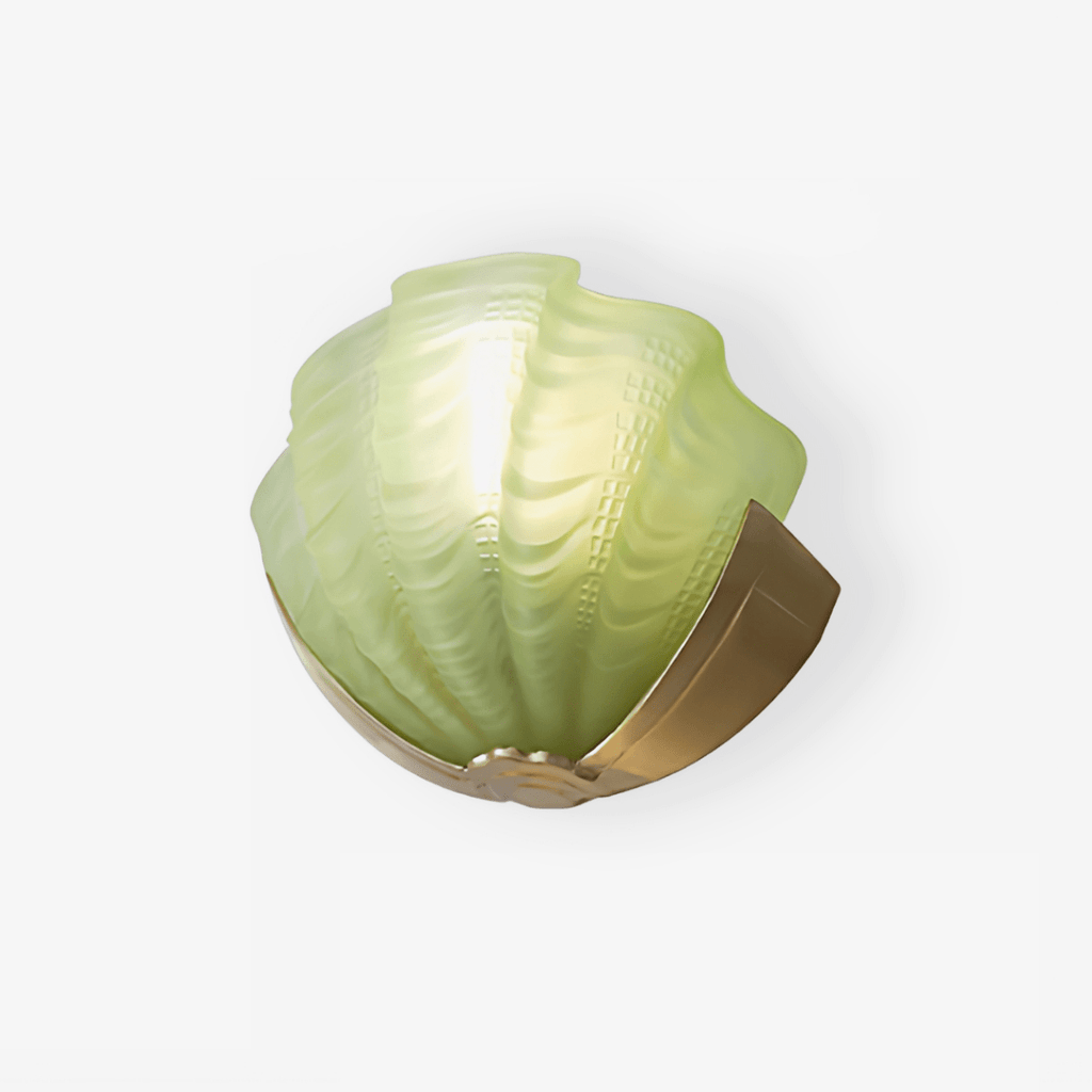 Art Deco Scallop Wall Light Glass lighting by Bling Lighting Studio