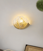 Art Deco Scallop Wall Light Glass lighting by Bling Lighting Studio