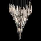 Silver Ice Shard Chandelier