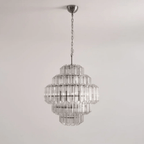 Aurum Cascade Glass Chandelier Murano lighting by Bling Lighting Studio