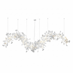 Golden Fan Leaf Artistic Chandelier product image