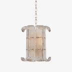 Brasher Small Chandelier Glass lighting by Bling Lighting Studio