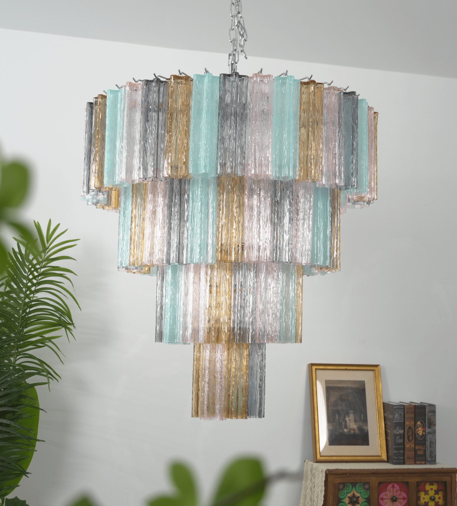 Modern Lustrava Tube Chandelier product image