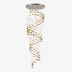 Tidal Staircase Cascade Chandelier by Bling Lighting Studio