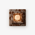 Marblume Square Marble Wall Lamp