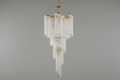 Modern Layered Pendant Chandelier by Bling Lighting Studio