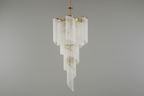 Modern Layered Pendant Chandelier by Bling Lighting Studio