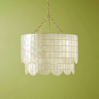 Capiz Shell Wavecrest Chandelier