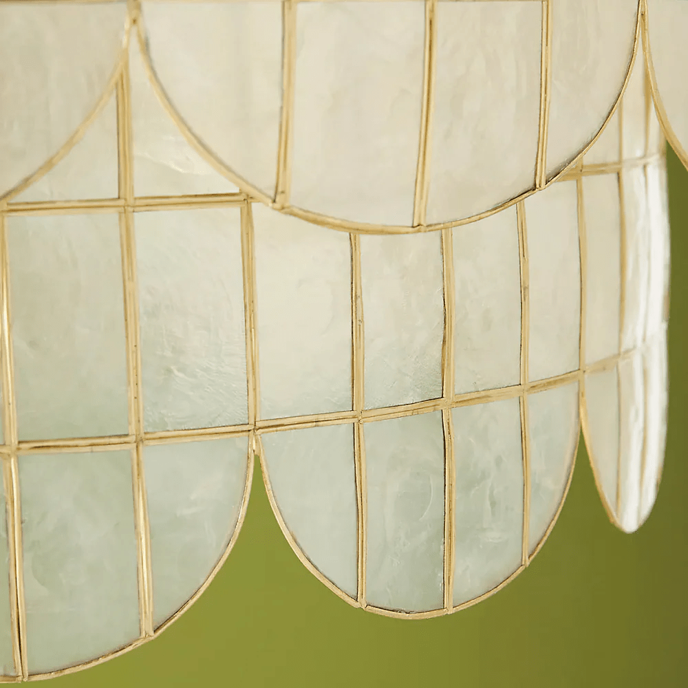 Capiz Shell Wavecrest Chandelier