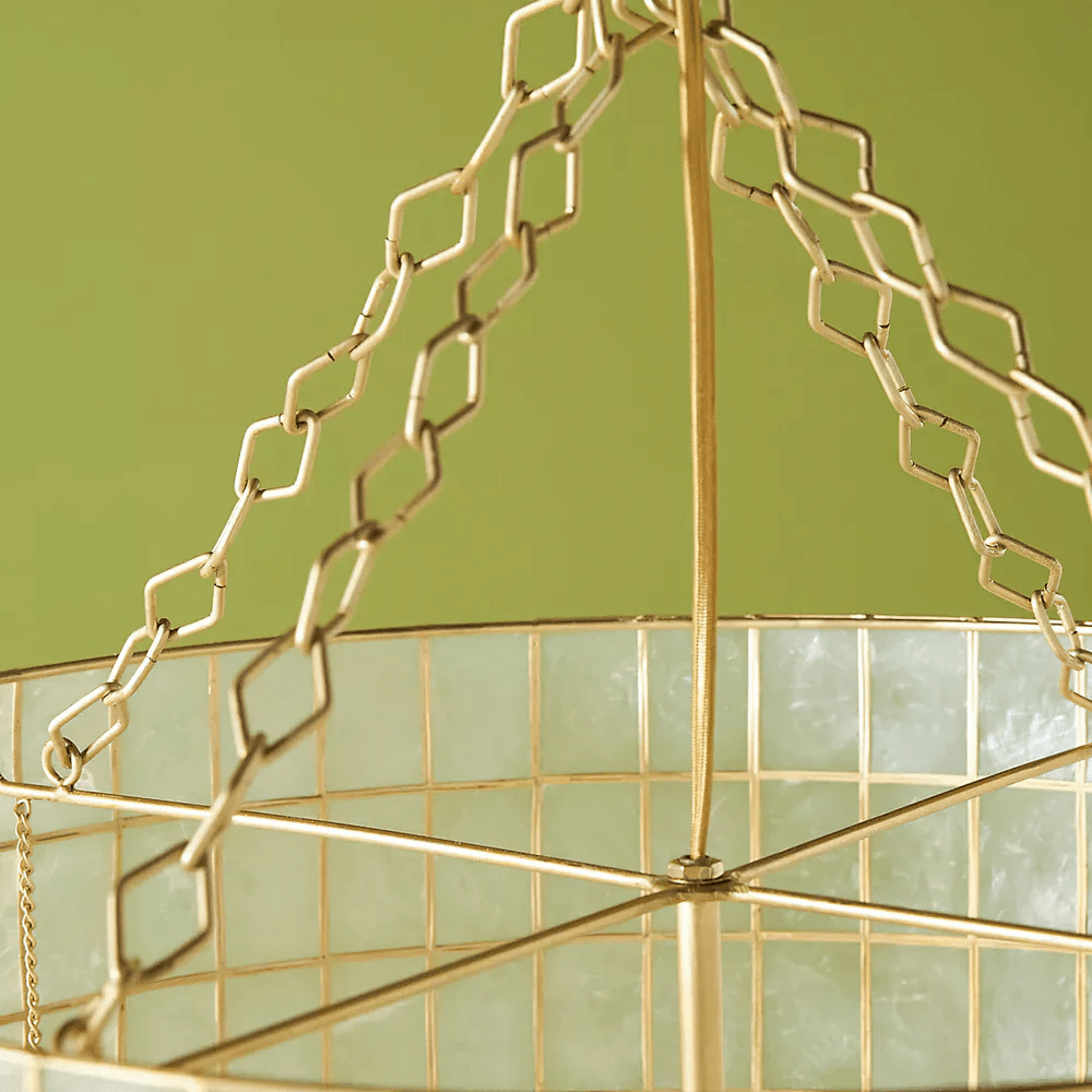 Capiz Shell Wavecrest Chandelier