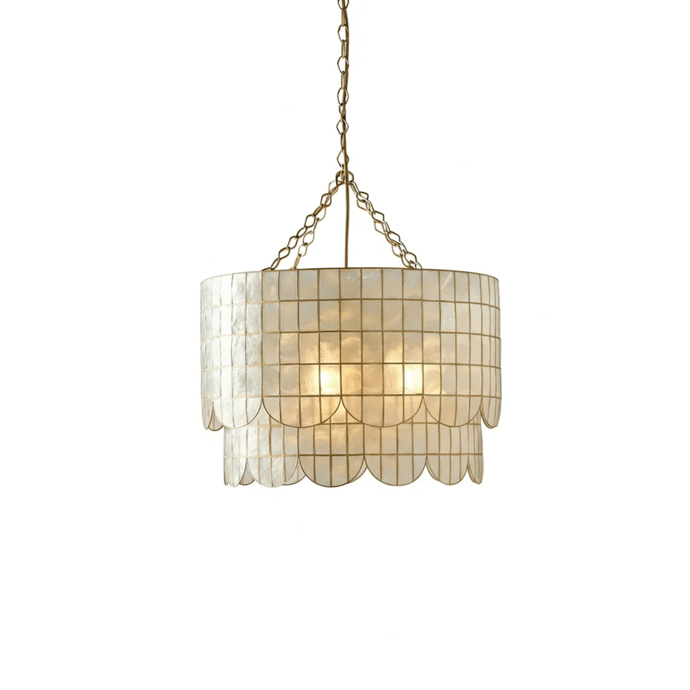 Capiz Shell Wavecrest Chandelier