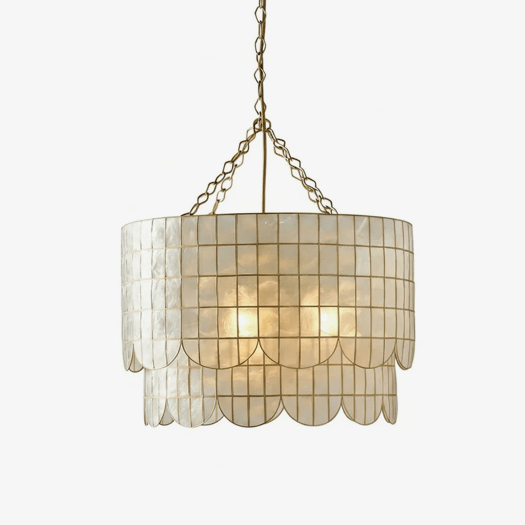 Capiz Shell Wavecrest Chandelier