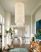 Capelia Shell Column Chandelier