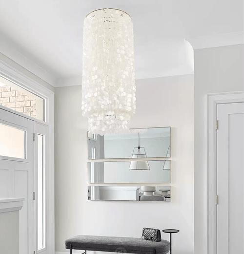 Capelia Shell Column Chandelier