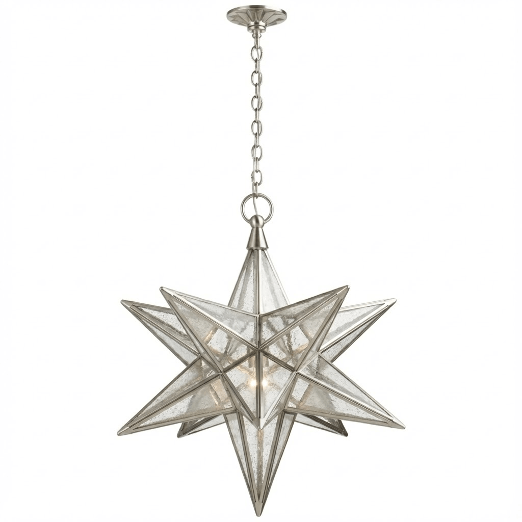 Luminara Murano Glass Star Chandelier