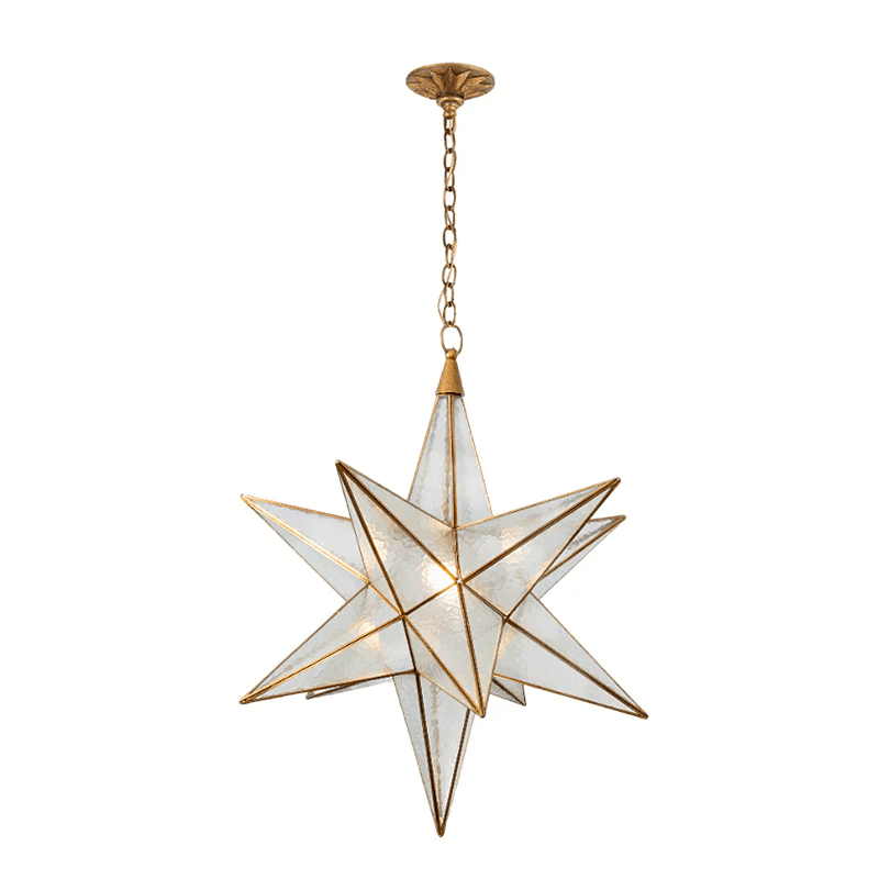 Luminara Murano Glass Star Chandelier