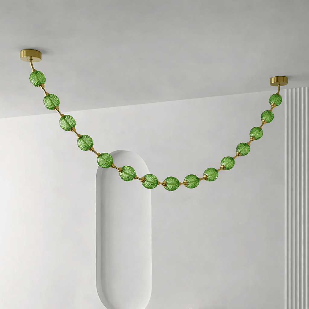 Strand Necklace Chandelier lighting by Bling Lighting Studio