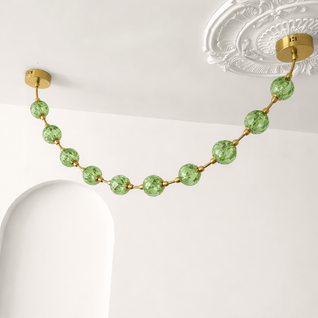 Strand Necklace Chandelier lighting by Bling Lighting Studio