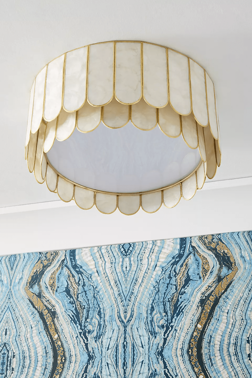 Aurelia Capiz Shell Ceiling Lamp