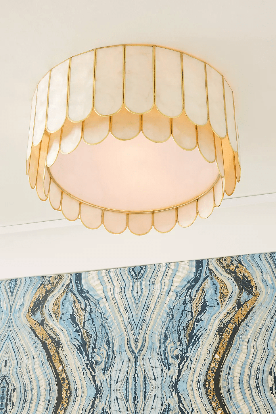 Aurelia Capiz Shell Ceiling Lamp