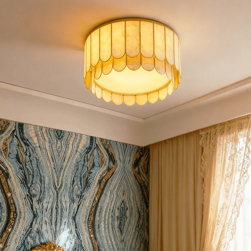 Aurelia Capiz Shell Ceiling Lamp
