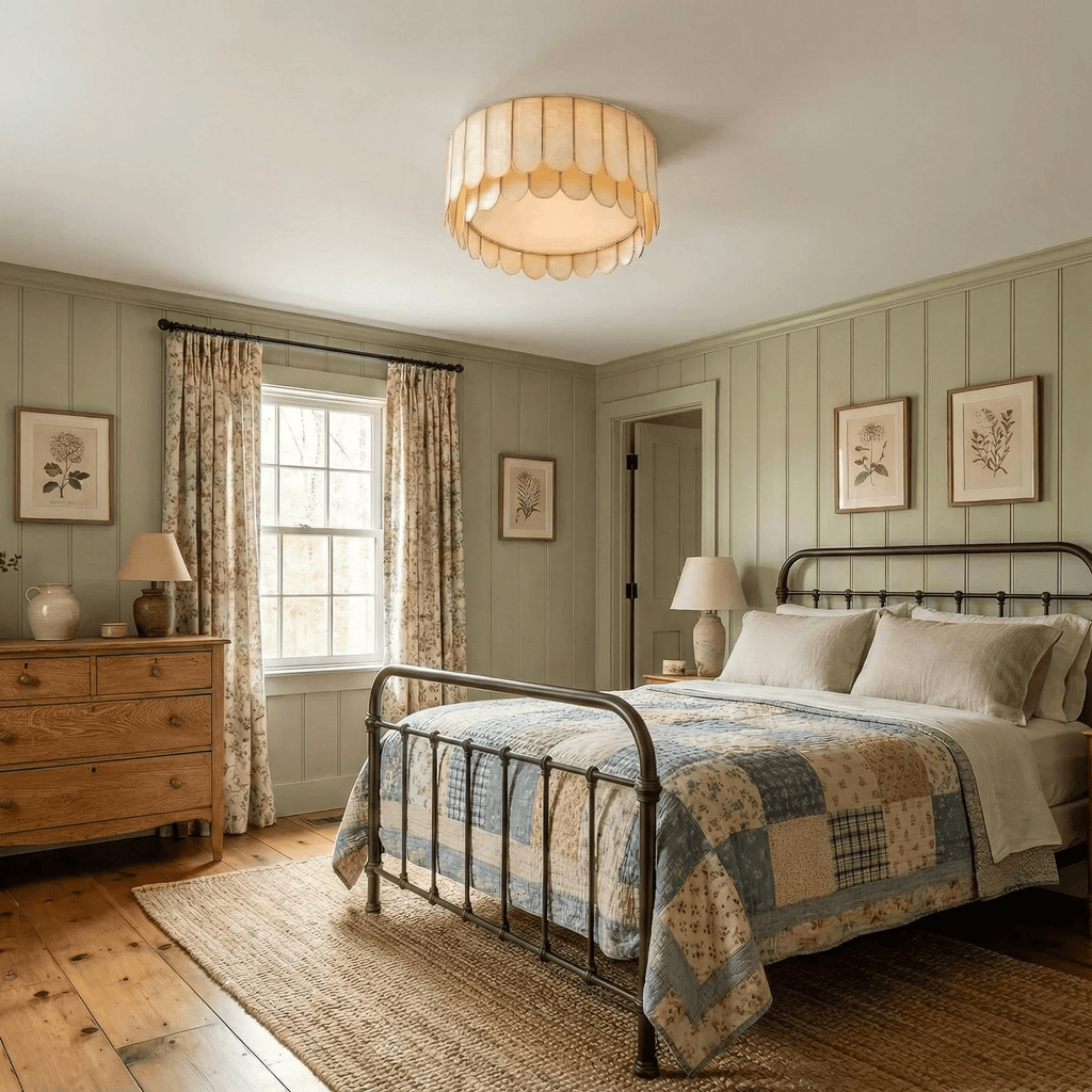 Aurelia Capiz Shell Ceiling Lamp
