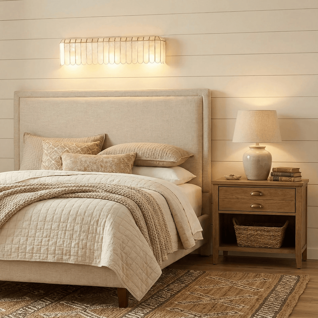Aurelia Capiz Shell Wall Lamp