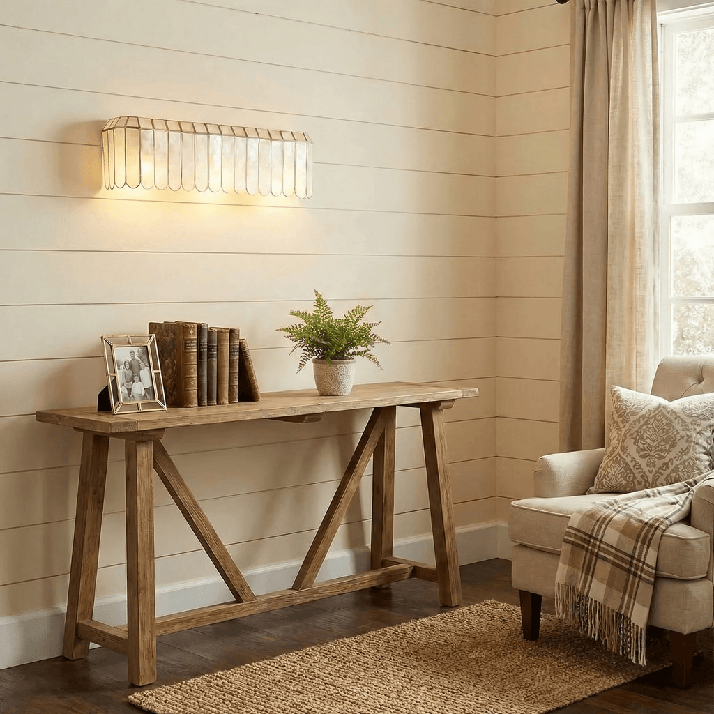 Aurelia Capiz Shell Wall Lamp