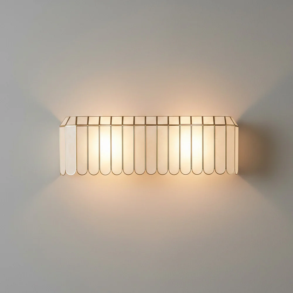 Aurelia Capiz Shell Wall Lamp