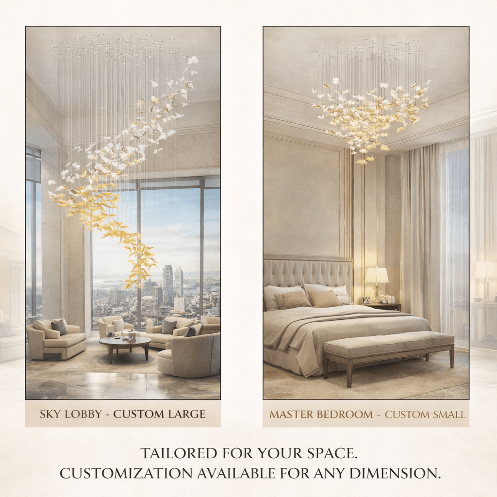 Organic Leaf Chandelier product image