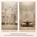 Linden Leaves Chandelier