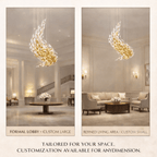 Metallic Artistic Foliage Ceiling Chandelier product image