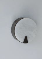 Solaris Halo Alabaster Wall Light