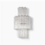 Glacier Tier Murano Glass Wall Light