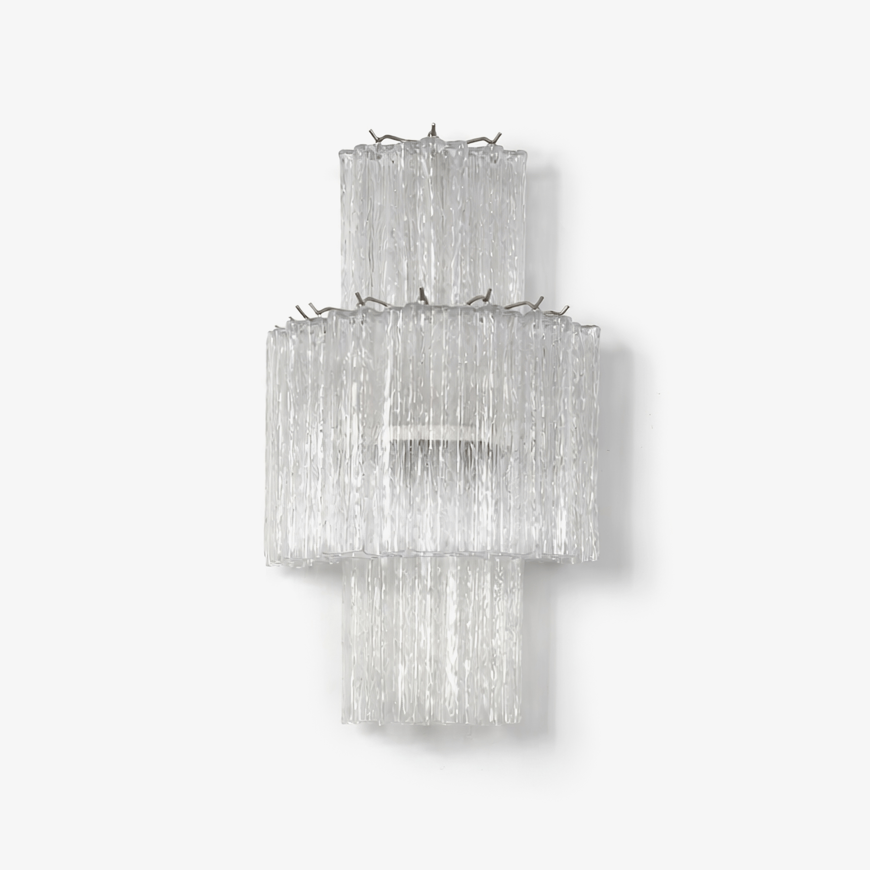 Glacier Tier Murano Glass Wall Light