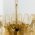 Amber Cascade Glass Chandelier Glass lighting by Bling Lighting Studio
