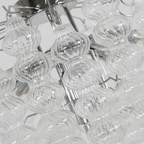 Ripple Murano Glass Column Chandelier
