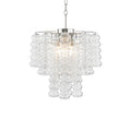 Ripple Murano Glass Column Chandelier