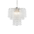 Ripple Murano Glass Column Chandelier