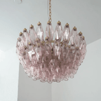 Facet Murano Glass Bloom Chandelier