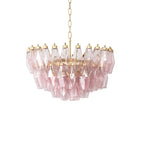 Facet Murano Glass Bloom Chandelier