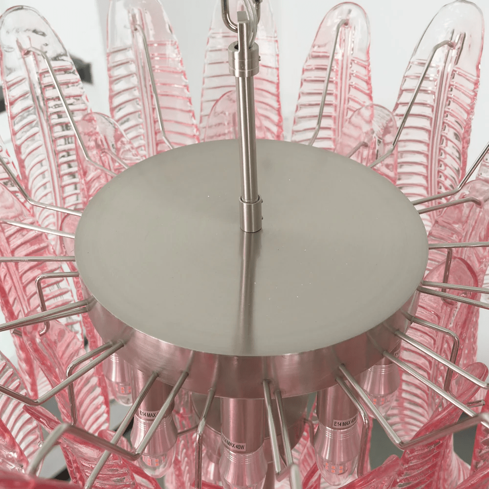 Petaline Murano Glass Prism Chandelier