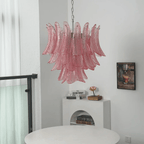 Petaline Murano Glass Prism Chandelier