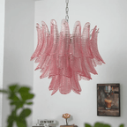 Petaline Murano Glass Prism Chandelier