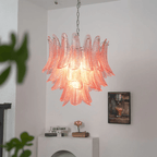 Petaline Murano Glass Prism Chandelier