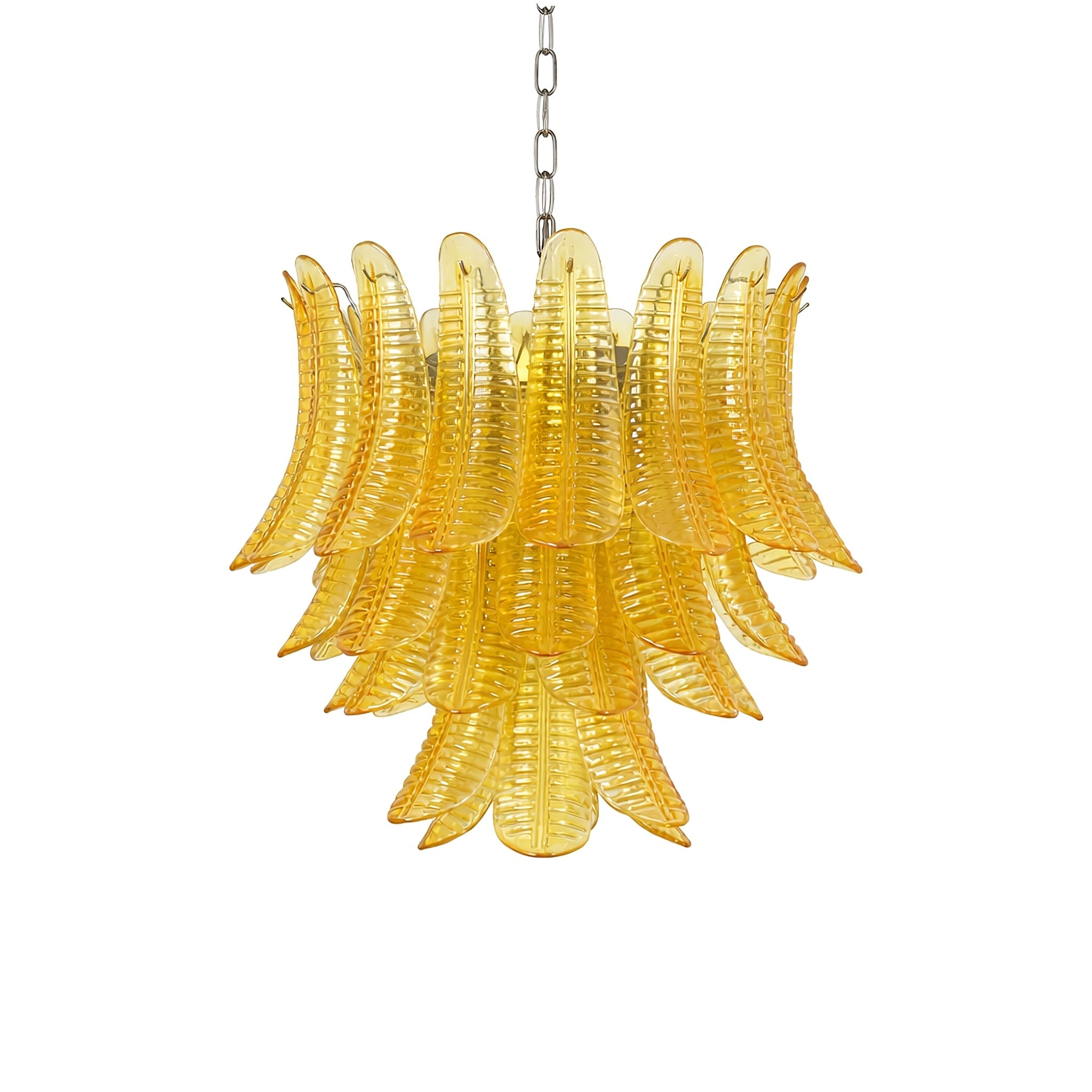 Aurelium Cascade Glass Chandelier Glass lighting by Bling Lighting Studio