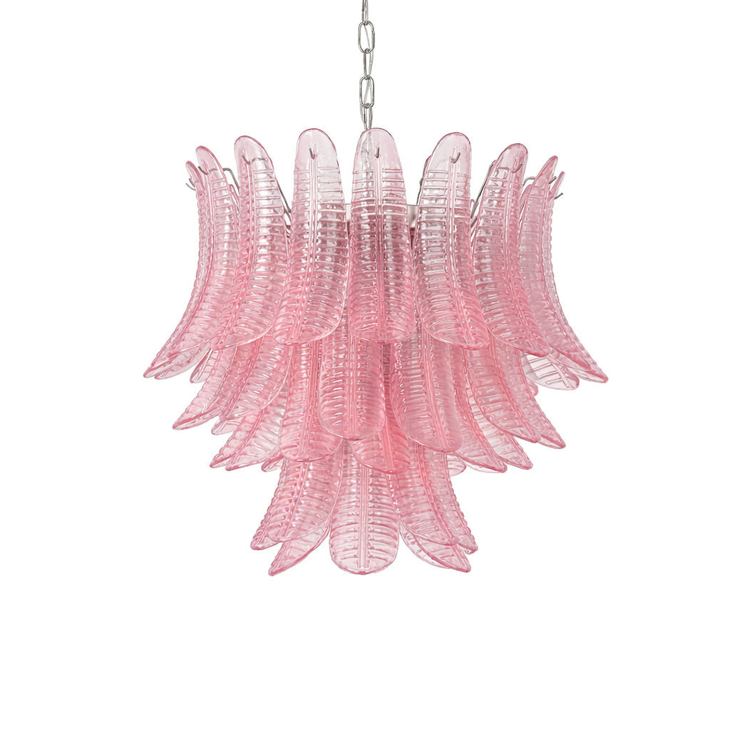 Petaline Murano Glass Prism Chandelier