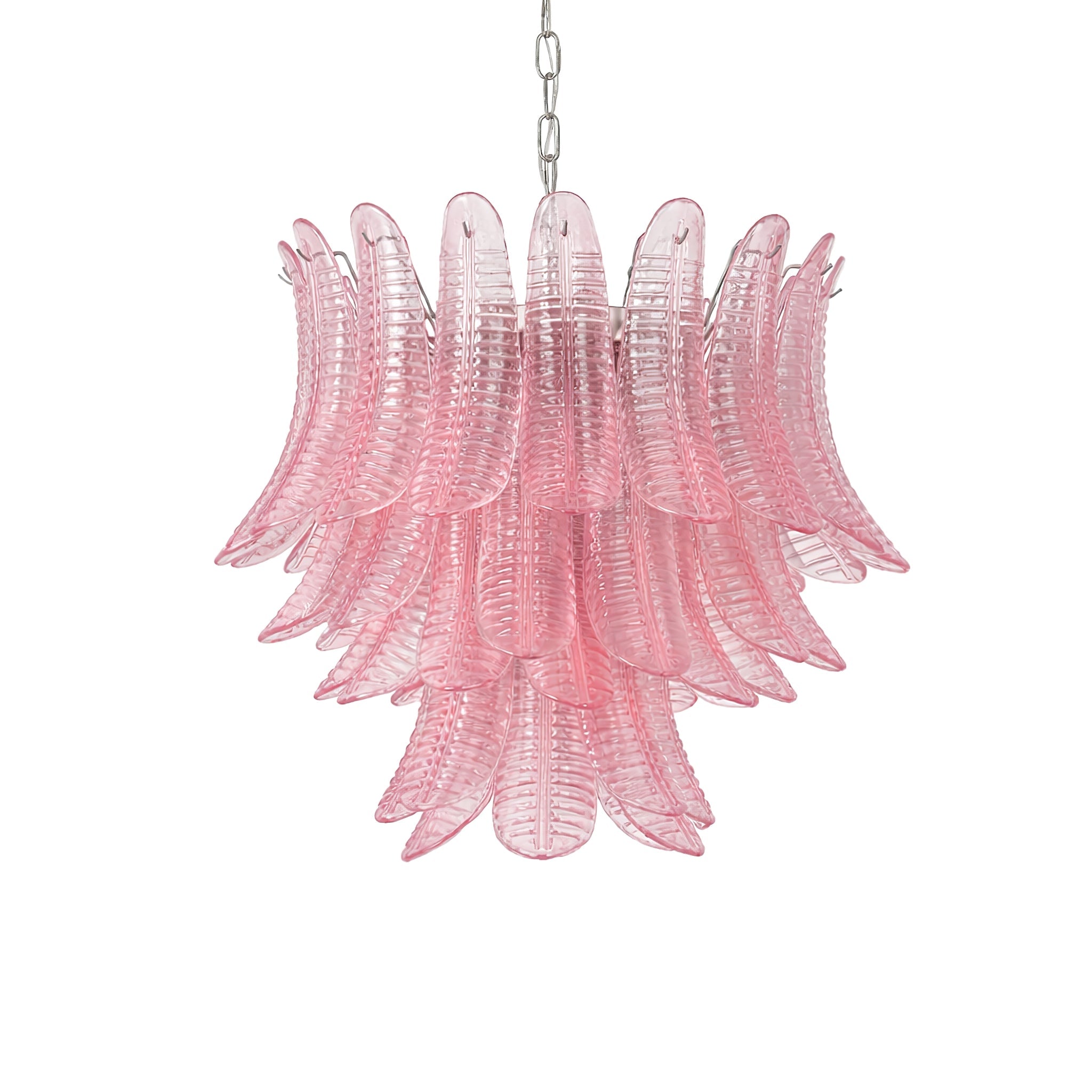 Petaline Murano Glass Prism Chandelier
