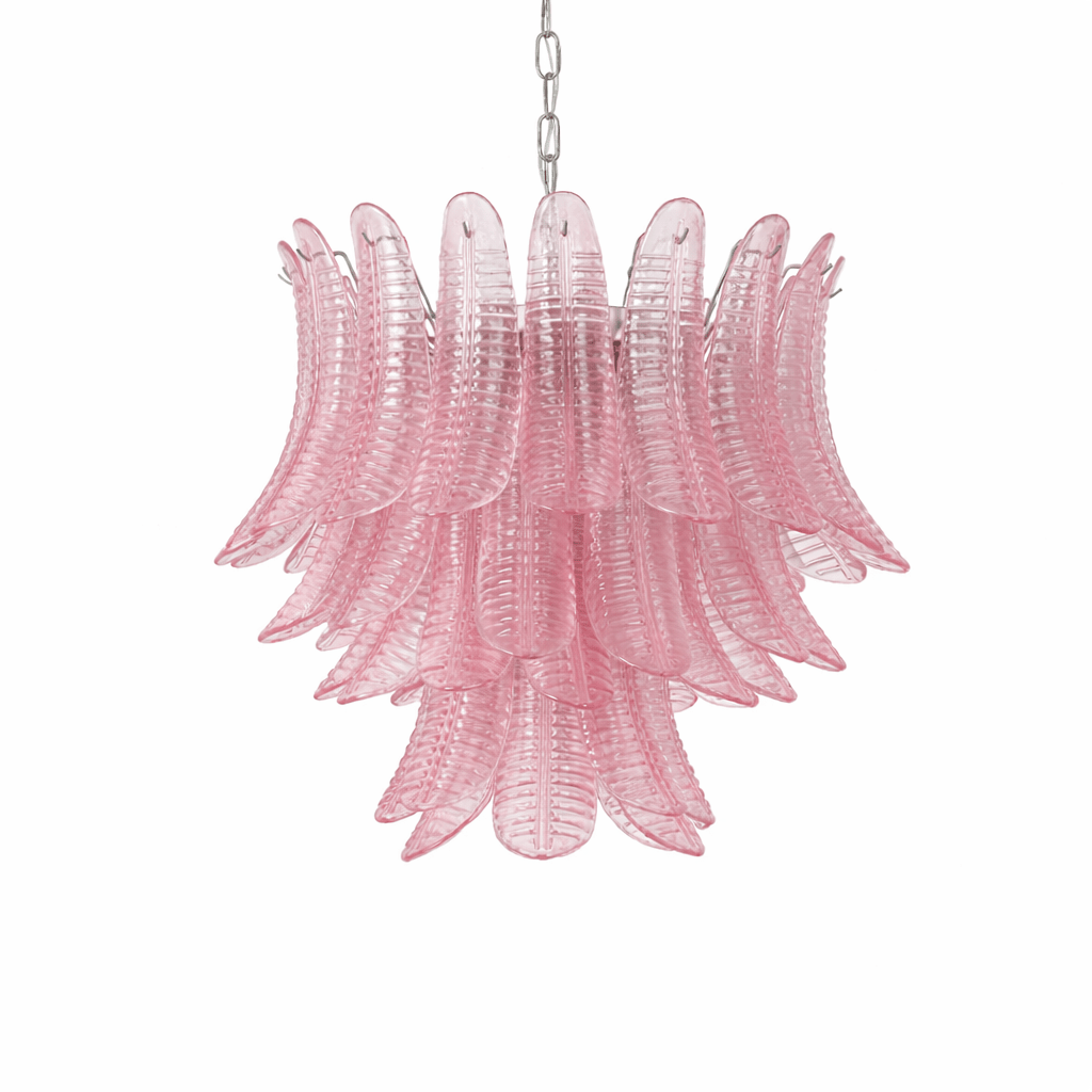 Petaline Murano Glass Prism Chandelier